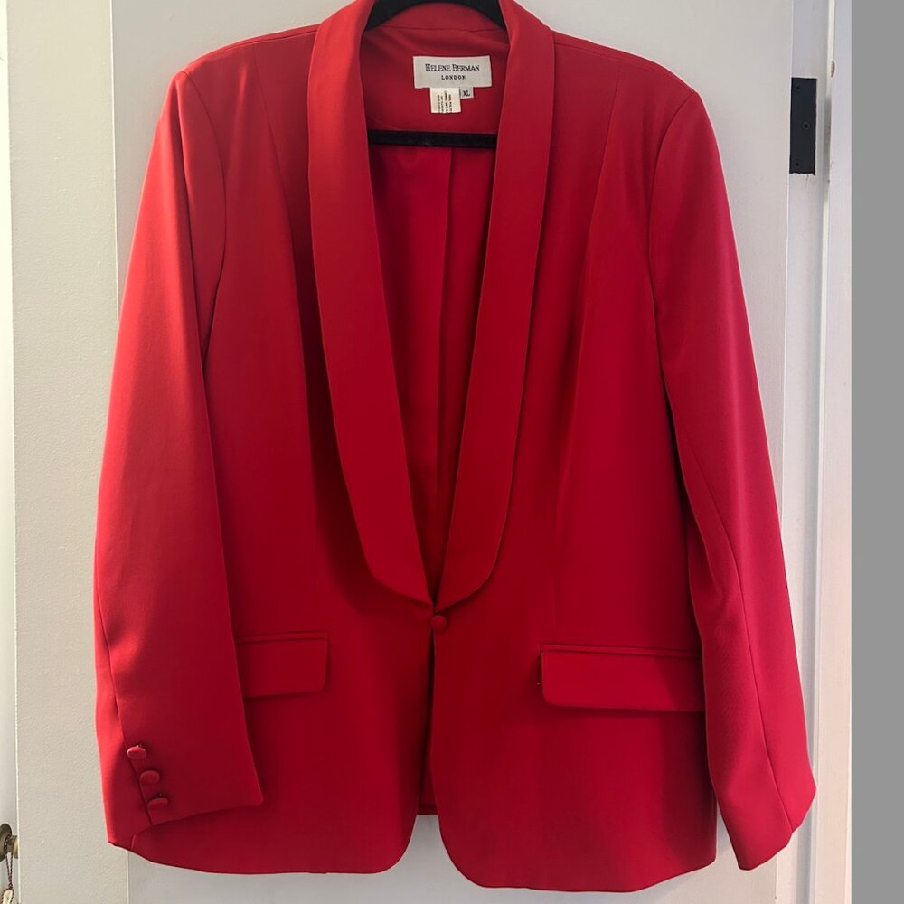 Helene Berman London Red Blazer